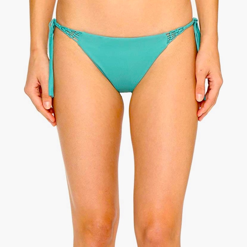 O'Neill bikini bottoms reversible side tie fringe NWT
